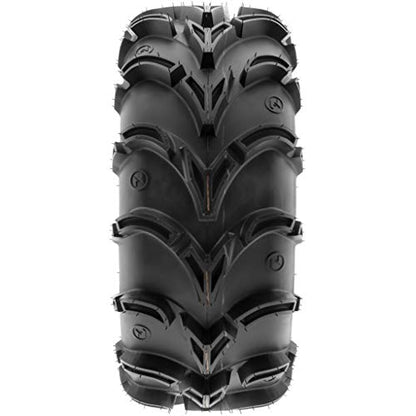 Pair of 2 SunF A050 AT 28x10-12 ATV UTV Deep Mud Terrain Tires, 6 PR, Tubeless - size: 28x10-12