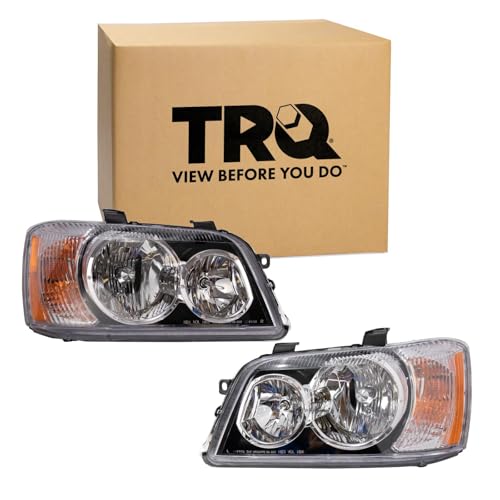 TRQ Headlight Set Halogen 2 Piece - style: HLA88567