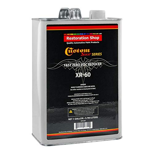 Custom Shop XR60 Fast Zero V.O.C. Urethane Reducer, Gallon, Low Temperature - style: Fast - Gallon