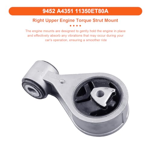 Engine Motor Mount Compatible with Ni-ssan Rogue 2008-2013 L4 2.5L,Ni-ssan Rogue Select 2014-2015 L4 2.5L,Nissan Sentra 2007-2010 L4 2.5L,Replacement for A4351 A4352 - size: 08-13 Nissan Rogue /14-15 Rogue Select L4 2.5L