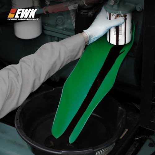 EWK 6.5L Pneumatic/Manual Fluid Extractor Pump & Flexible Reusable Funnel - size: 6.5L + Flexible Oil Funnel