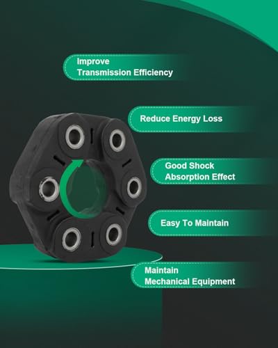 SCITOO 935-403 Rear Drive Shaft Coupler Flex Joint Propshaft Coupling - size: Outer Diameter: 132 mm, 7511454