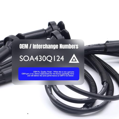 SOA430Q119 Ignition Spark Plug Wires Compatible with SAAB 9-2X - style: SOA43-0Q119