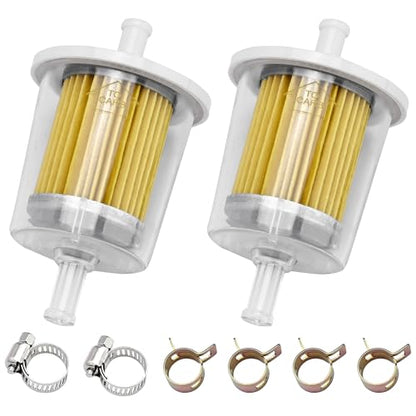 Strongthium Universal 5/16" Inline Gas Fuel Filter Clear
