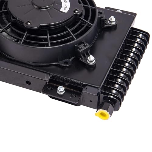 Transmission Oil Cooler Shroud Fan for Tru-Cool 40,000 40k GVW Low-Pressure Dr LPD47391 Black