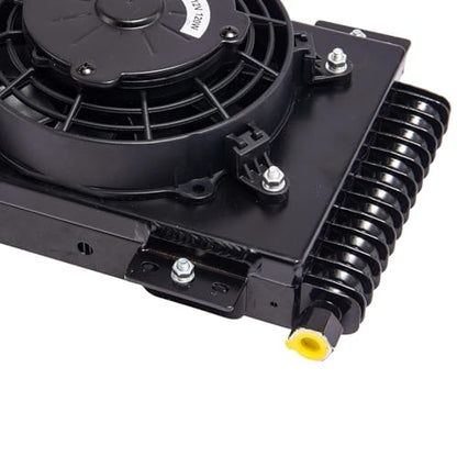 Transmission Oil Cooler Shroud Fan for Tru-Cool 40,000 40k GVW Low-Pressure Dr LPD47391 Black