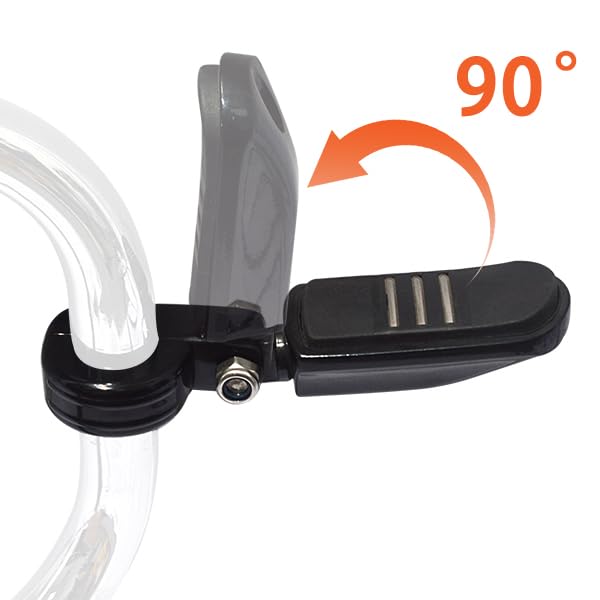FOVPLUE 1.25" Highway Footpegs, for Harley Touring Softail Dyna Sportster - color: Gloss Black