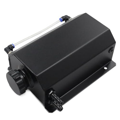 Aluminum 2L Fluid Catch Can Coolant Overflow Reservoir Tank