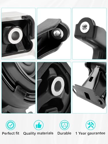 5PCS Engine Motor Mount and Transmission Kits for 2002-2006 CRV 2.4L AUTO - size: 50721S5C003