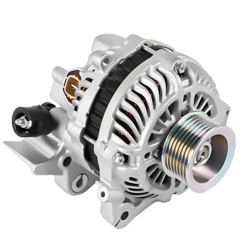 11176 Alternator 12V 80Amp Fits for Honda for Civic 2006 2007 2008 2009 2010 2011 1.8L Automotive Replacement Alternator OE 31100RNAA01RM, 400-48050, 213-9718, 210-4236 - size: 11176 | 80A