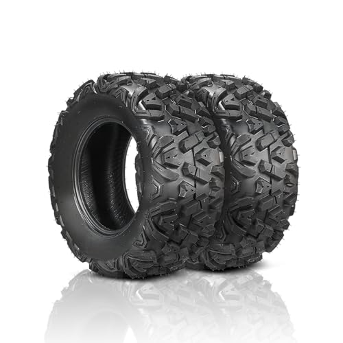 TUFFIOM 26x11-14 ATV Tires Set of 2 for All Terrains, Mud Sand Off-road ATV UTV Tire for Trail Vehicles, 6 PR, Deep Tread, Tubeless - size: 26 x 11.00-14 (2 pack)