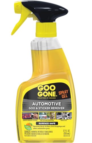 Goo Gone Automotive - Cleans Auto Interiors/ Bodies and Rims, Removes Bugs & Stickers - 12 Fl. Oz. - size: 12 Fl Oz (Pack of 1)