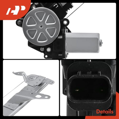 A-Premium Front Passenger Side Power Window Regulator with Motor (2-Pin) - style: Front Passenger Side