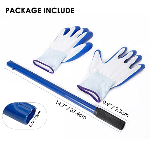 XMJY 2 Ton Jack Handle Replacement—Horizontal Hydraulic Pole Jack Stands Automotive Car Jack Accessories(Blue) - color: Blue