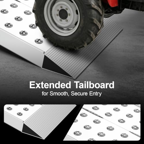 39"x12" Heavy Duty Aluminum Loading Ramps 3000 LBS for Shed, 2 Pack