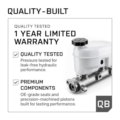 QUALITY-BUILT Brake Master Cylinder with Reservoir for 67-73 Ford, NM1488 - size: NM1488