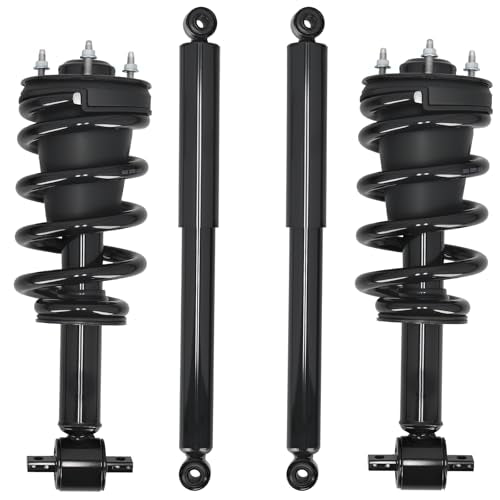 maXpeedingrods 4Pc Front Strut Rear Shock for Chevy Silverado 1500 RWD/4WD - size: 4x Front Strut+Rear Shock(07-13 RWD/4WD)