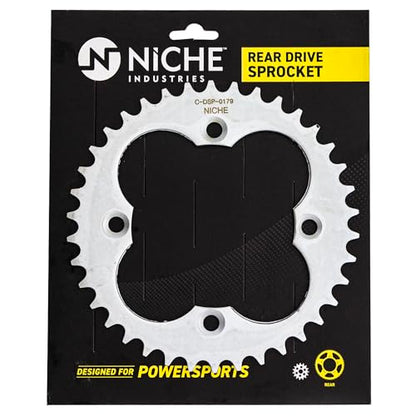 NICHE Drive Sprocket Chain Combo for Honda Sportrax 400 TRX400EX Front 15 Rear 38 Tooth 520NZ Standard 94 Links - size: Standard Chain