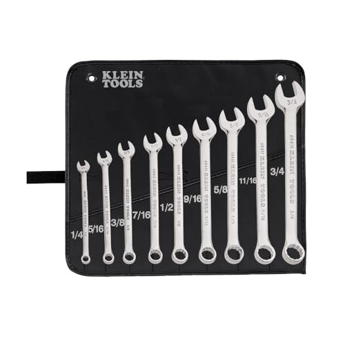 KLEIN TOOLS 68402 콤비네이션 렌치 세트, 9피스 - size: 9-Piece