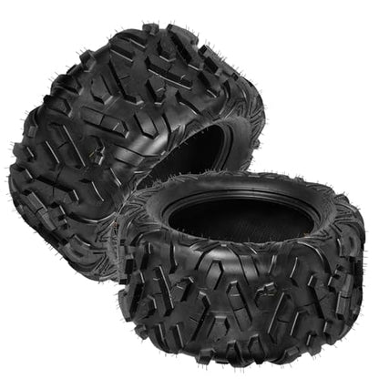 Garvee 2 Pack 26x11-14 ATV UTV Tires 6-Ply All-Terrain Tubeless Tires for Daily Work, Hunting & Recreational Riding on ATV, UTV, Quad and 4 Wheeler - size: 26X11-14, style: Pattern A