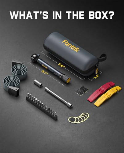 Fanttik WB10 Nova Mini Torque Wrench Bike Set, 2-10Nm, 14 Bits, Carbon Safe