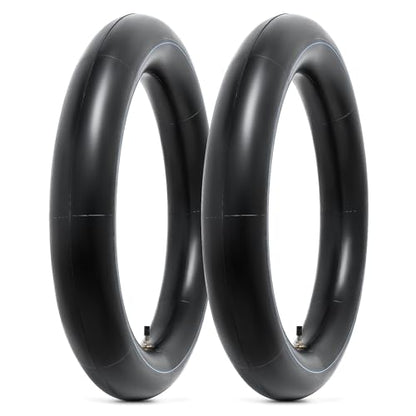 2-PCS 3.25/3.50-16(90/100-16) TR4 Straight Valve Stem Heavy Duty Butyl Rubber Dirt Bike Motorcycle Replacement Inner Tubes Compatible with Mini Pit Bikes, Off-Road Motorcycles Front/Rear Tire Tubes