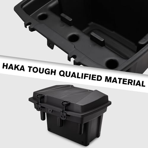 HAKA TOUGH Storage Cargo Box 5.5GAL for Polaris Ranger 1000/XP/900/Crew/570 Mid-Size/Fullsize General 1000 4 Accessories for General 1000 Tool Box Rear Trunk Storage Waterproof