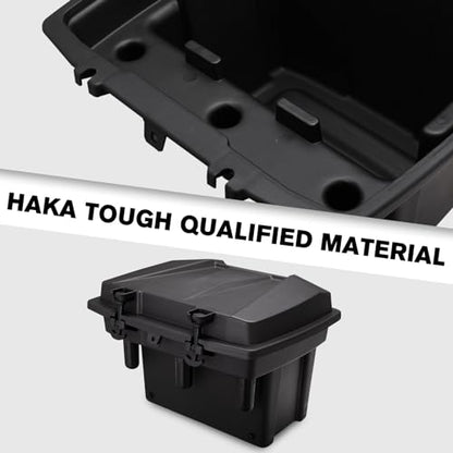 HAKA TOUGH Storage Cargo Box 5.5GAL for Polaris Ranger 1000/XP/900/Crew/570 Mid-Size/Fullsize General 1000 4 Accessories for General 1000 Tool Box Rear Trunk Storage Waterproof