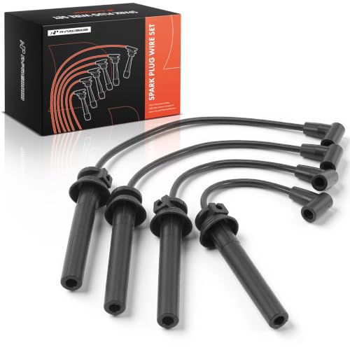 A-Premium 7MM Spark Plug Wires Set of 4, 1.6L L4 Compatible with Mini