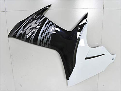 YTL White Black Full Fairing Fit for Suzuki 2011-2026 GSXR 600/750 - color: 016 White Black