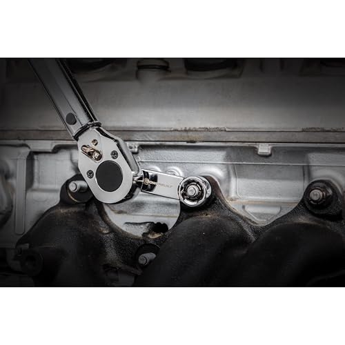 Powerbuilt 3/8-Inch Micrometer Torque Wrench, 5-80 Foot/Pounds and 0.7-11.2 Meter/Kilograms, Reversible Ratchet Clicks, Lockable - 644998 - size: 3/8 in.