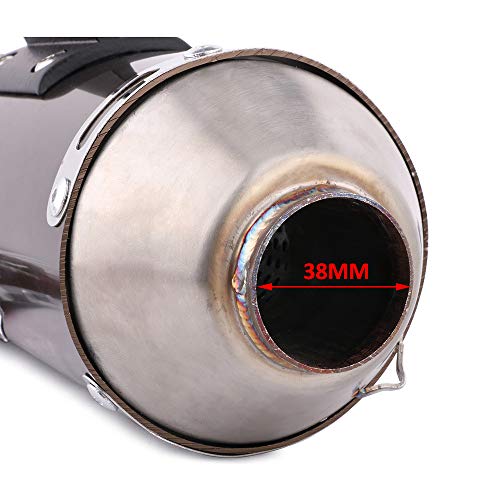 JFG RACING Full Slip On Exhaust Muffler for CRF230F CRF 230F 150F/Hawk250