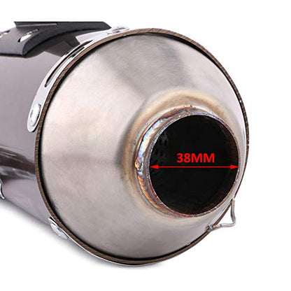 JFG RACING Full Slip On Exhaust Muffler for CRF230F CRF 230F 150F/Hawk250