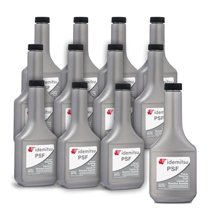 Idemitsu Power Steering Fluid – 12 oz, 12 Pack - size: 12 Fl Oz, Pack of 12
