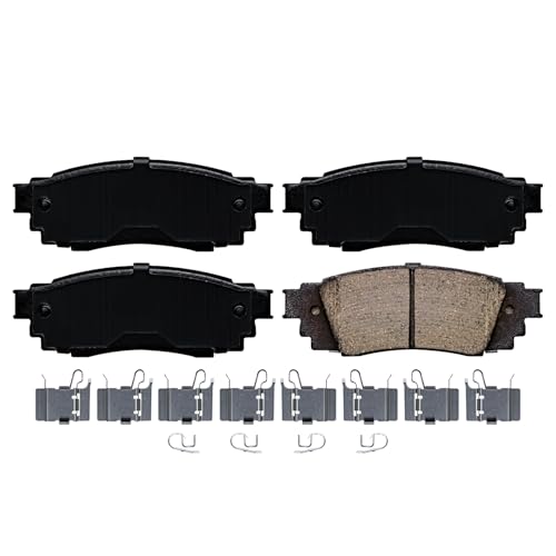 Detroit Axle - Rear Brake Pads for Toyota RAV4 Venza C-HR Corolla Cross - size: 4P42553/Kit