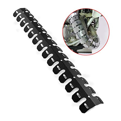 Worldmotop Motorcycle Heat Shield Cover for All Off Road ATV Dirt Bike(Long-B-1PC) - size: Long-B-1PC
