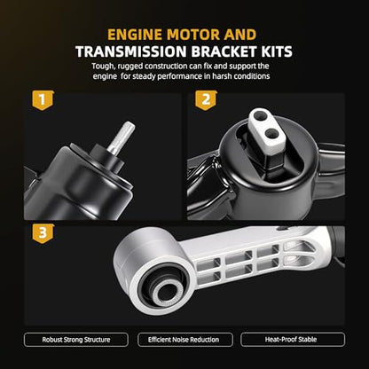 Engine Motor Mount Transmission Bracket Kits for Hyundai Elantra - style: for Elantra/Accent/ Veloster 2011-2017