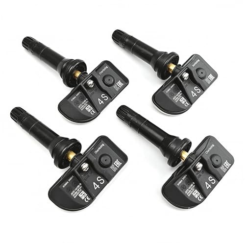 Cheriezing Pre-Programmed Tire Pressure Monitoring Sensor Compatible with Select Ford Lincoln Models E-Transit Escape Explorer Police SUV Transit 150 250 350 Aviator Corsair 315MHz Set of 4