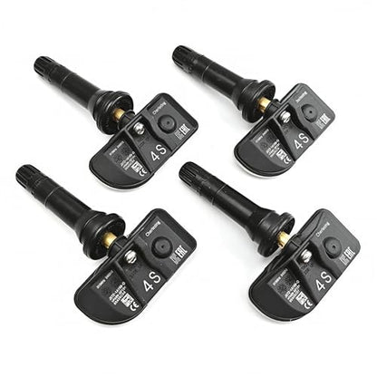 Cheriezing Pre-Programmed Tire Pressure Monitoring Sensor Compatible with Select Ford Lincoln Models E-Transit Escape Explorer Police SUV Transit 150 250 350 Aviator Corsair 315MHz Set of 4