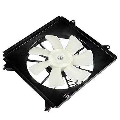 Silscvtt Radiator Cooling Fan Assembly Replacement for 2013-2017 Honda Accord EX EX-L LX