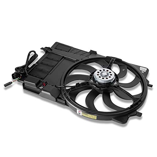 Auto Dynasty MC3115101 OE Style Radiator Cooling Fan Shroud Assembly Compatible with Mini Cooper 02-03