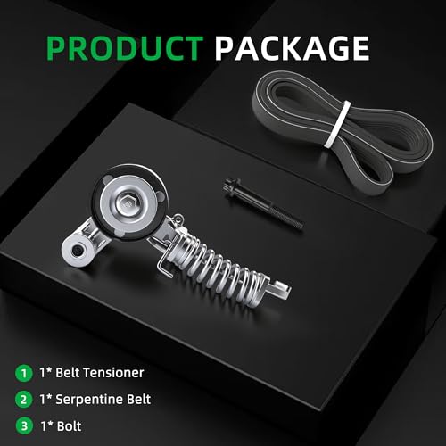 Belt Tensioner and Serpentine Belt Kit for Chevy Cruze 1.4L 2012-2015 - size: for Cruze/Cruze Limited 2012-2016