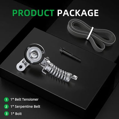 Belt Tensioner and Serpentine Belt Kit for Chevy Cruze 1.4L 2012-2015 - size: for Cruze/Cruze Limited 2012-2016