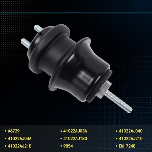 Motor Mount Kit for 2010-2012 Legacy Outback 2.5L Auto Trans - size: A6729 A6729 A6728 A6707