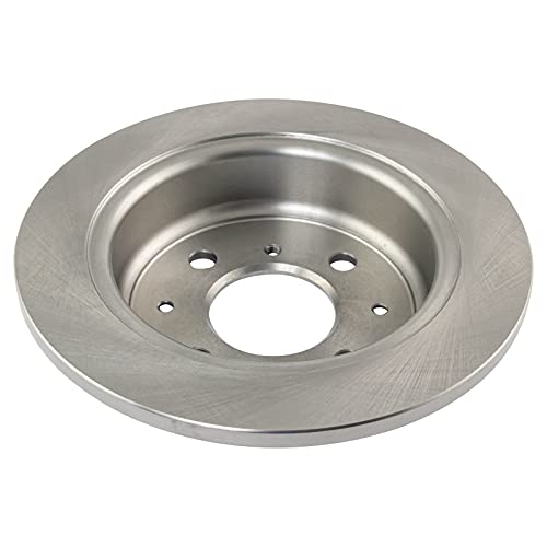TRQ Front and Rear Brake Pad and Rotor Set Ceramic - style: BKA11166