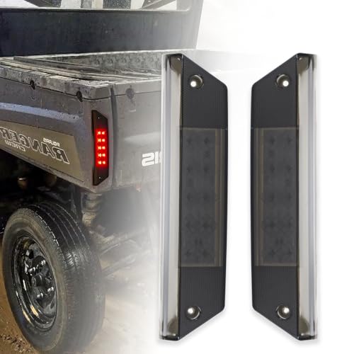 Ranger Rear Tail Light Compatible with Polaris Ranger 400 570 800 EFI MIDSIZE Red Replace OEM 2411450 (2411099Smoke 2pcs) - color: 2411099Smoke 2pcs
