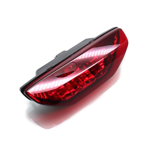MZS ATV Tail Light, UTV LED Brake Taillight Red Lens for 33700-HN1-A71