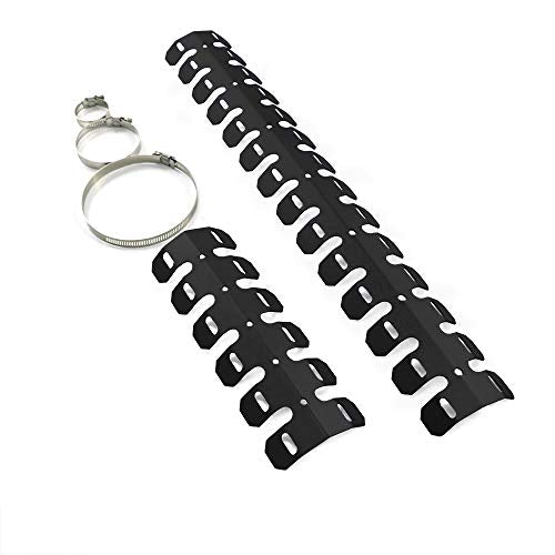 Worldmotop Motorcycle Heat Shield Cover for All Off Road ATV Dirt Bike(Long+Short) - size: Long+Short