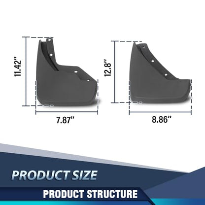 PIT66 Mud Flaps Fit Volvo XC40 2017-2021 Front & Rear Splash Guards 4PCS - size: Fit Volvo XC40 2017-2021