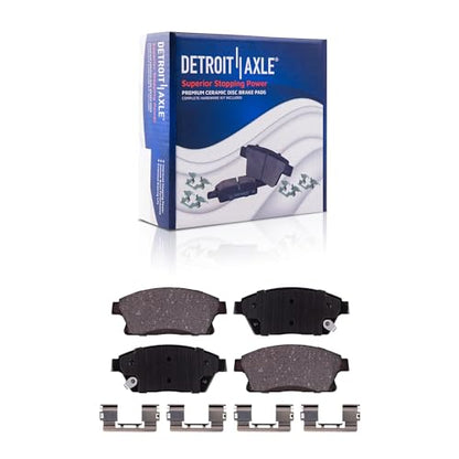 Detroit Axle - 8pc Brake Kit for 14-15 Chevy Cruze Volt 12-17 Buick Verano - size: 8PR53094/KIT